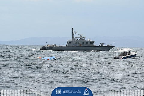 Search continues off Seeb for two young Omanis missing after their boat capsized near Muscat, as authorities and residents comb the coast and surrounding waters.