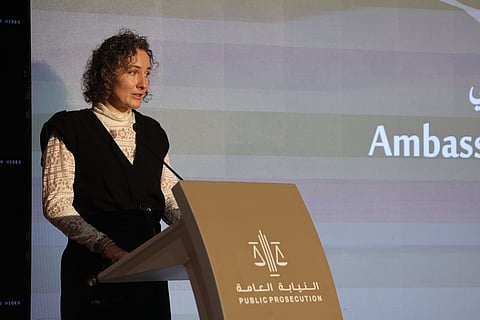 Lucie Berger, Ambassador of the European Union to the UAE.