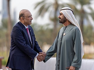 Sheikh Mohammed discusses ties with Pakistan President