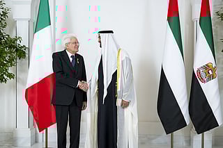 UAE President meets with Italian President
