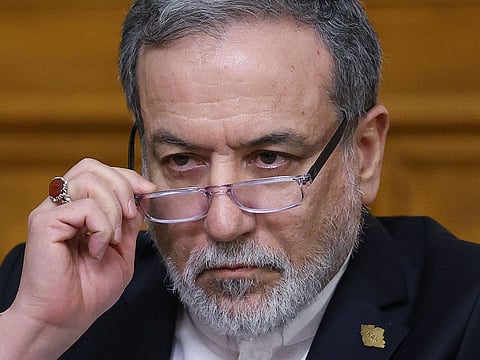 Iranian Foreign Minister Abbas Araghchi
