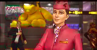 Meet Sama, Qatar Airways' virtual cabin crew - who you will find inside the Q-verse. 