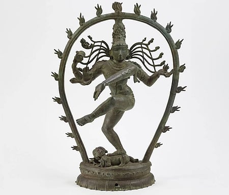 The sculptures exemplify the remarkable skill of South Indian bronze artisans, especially during the Chola period (9th–13th centuries), when lost-wax casting was perfected for religious icons used in processions and worship.
