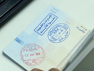 Kuwaiti travellers arriving at Dubai International Airport during UAE–Kuwait Week, marked by special welcome activities across DXB.