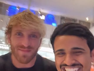 Spotted: Logan Paul with MoneyTalks in Dubai