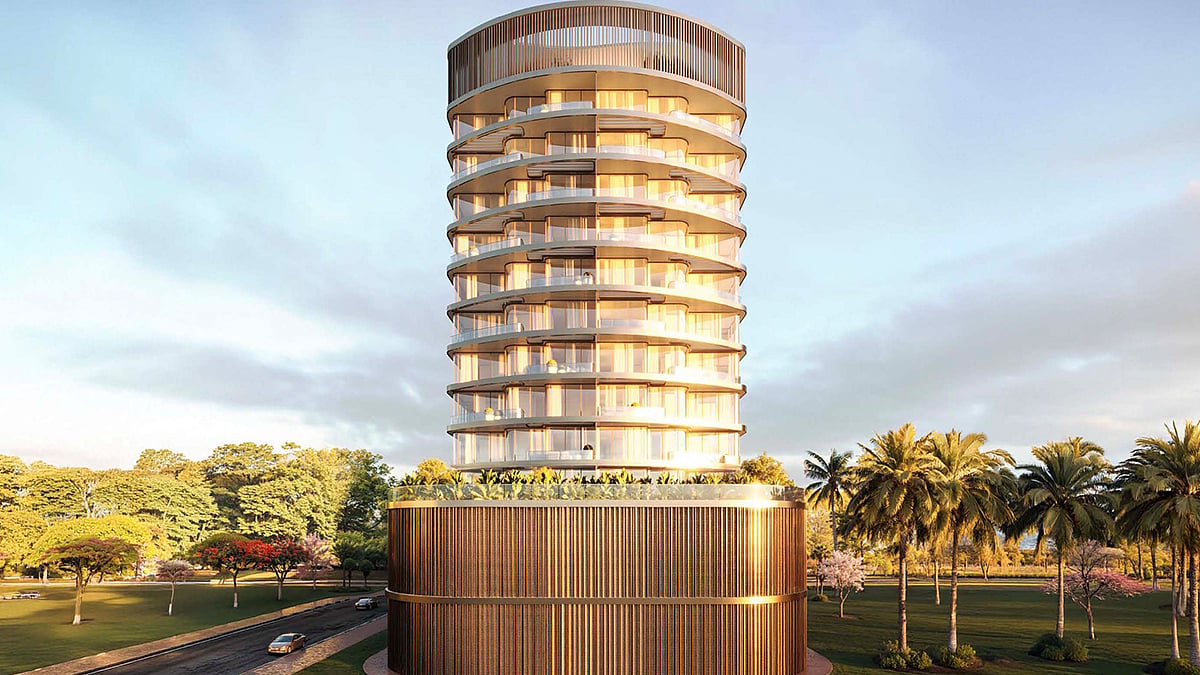 
Exterior of ISLA Private Residences by Chaimaa Holding, a Mediterranean-inspired sanctuary located on Dubai Islands