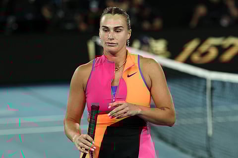 Sabalenka dropped out late Friday evening