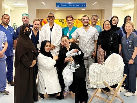 Both mum and baby are doing well