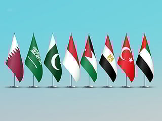 Foreign ministers of UAE, Turkiye, Egypt, Jordan, Indonesia, Pakistan, Saudi Arabia and Qatar urge restraint and renewed focus on peace.