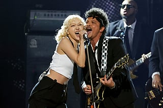 Rosé and Bruno Mars perform onstage during the 68th GRAMMY Awards at Crypto.com Arena on February 01, 2026 in Los Angeles, California.