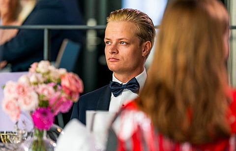 This file photo taken on June 16, 2022 in Oslo, Norway, shows Marius Borg Hoiby, son of Norwegian Crown Princess Mette-Marit.