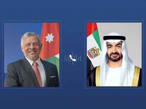UAE President speaks with King Abdullah II on regional cooperation