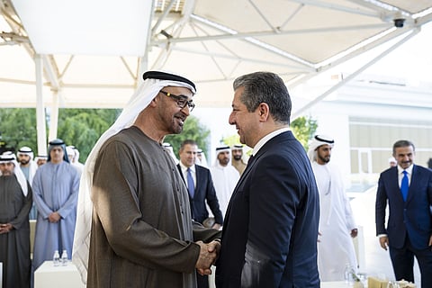World Governments Summit: UAE President receives Prime Minister of the Kurdistan Region of Iraq