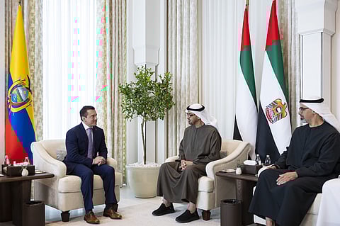 Presidents of UAE and Ecuador discuss strengthening bilateral cooperation