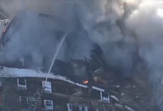 A massive gutted a mental health facility in New Hampshire on Monday.