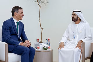 Mohammed bin Rashid meets with Prime Minister of Spain