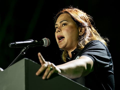Philippines Vice President Sara Duterte.