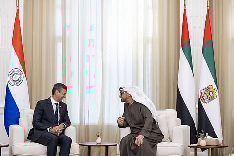 UAE President meets with President of Paraguay to discuss bilateral ties