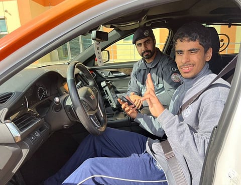 Boy of determination becomes ‘Abu Dhabi Police officer for a day’