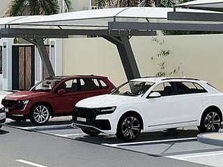 Any structure extending beyond the legally defined plot limits is considered a violation, (For illustrative purposes only)