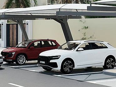 Any structure extending beyond the legally defined plot limits is considered a violation, (For illustrative purposes only)