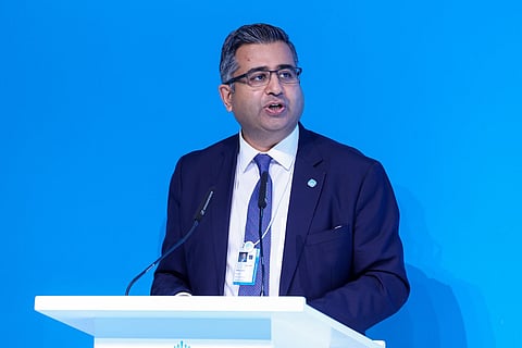 Manoj Ladwa, Founder, India Global Forum speaking at the Emerging Economies Forum on the final day of World Governments Summit.