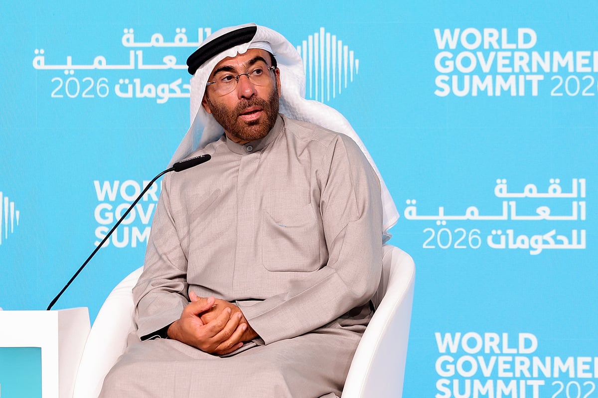 Ahmed Bin Ali Al Sayegh, Minister of Health and Prevention,UAE, during a session “From Policy to Practice: Investing in the Future of Integrative Medicine” on the final day of World Governments Summit. 
