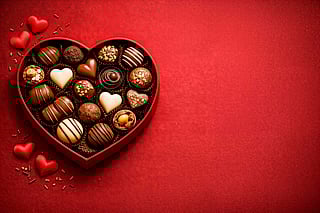 Chocolates are a classic Valentine's Day present.