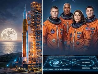 The Artemis II crew: Reid Wiseman (Commander), Victor Glover (Pilot),
Christina Koch (Mission Specialist, longest single spaceflight by a woman | 328 days on ISS |first woman on a lunar mission), and Jeremy Hansen (Mission Specialist, first non-American to fly on a lunar mission) represent inclusivity in space exploration.