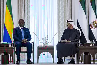 UAE, Gabon Presidents discuss enhancing bilateral ties