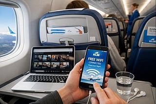 Currently, in-flight Wi-Fi availability still depends on the aircraft type and route, it's now rewriting the rules of in-flight connectivity.  Smaller satellite antennas  and improved systems, allowing passengers to surf at speeds nearly 100× faster than legacy onboard Wi-Fi. 
