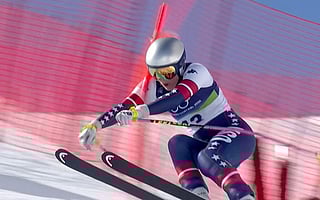 This handout video grab taken from broadcaster OBS shows US Lindsey Vonn crashing during the women's downhill event at the Milano Cortina 2026 Winter Olympic Games in Cortina d’Ampezzo on February 8, 2026.