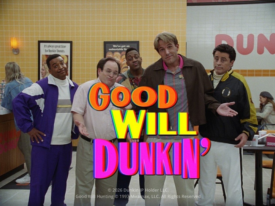 Dunkin' Donuts' commercial for the 2026 Super Bowl, Good Will Dunkin'