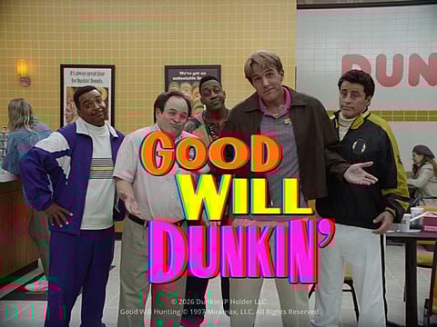 Dunkin' Donuts' commercial for the 2026 Super Bowl, Good Will Dunkin'
