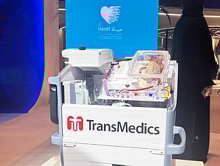 The 'Heart in a Box' system connects donated organs to a portable perfusion machine filled with oxygenated human blood.