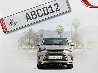 Vehicle owners can choose customised premium plates with up to seven characters.