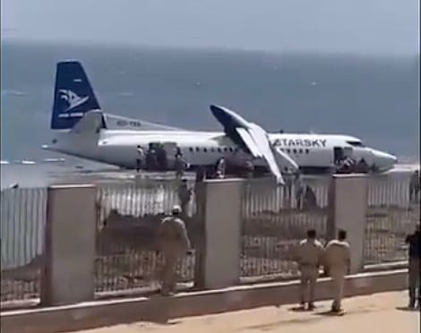 Somalia’s Civil Aviation Authority (CAA) confirmed the runway excursion and initiated an investigation into the technical fault. Local media reports provided key details from officials. 
