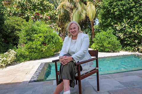 Phillipa Harrison, CEO of the Ras Al Khaimah Tourism Development Authority (RAKTDA). Photo: Virendra Saklani/Gulf Newsx