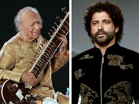 Ravi Shankar and Farhan Akhtar