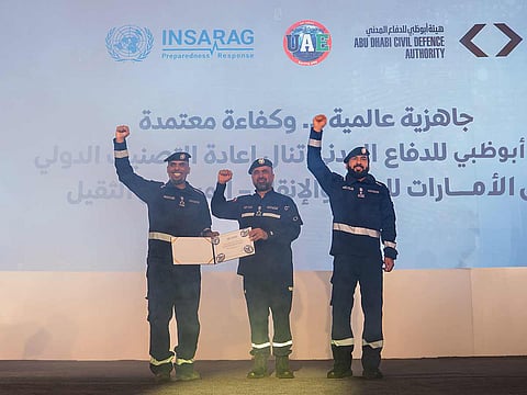 Abu Dhabi USAR team achieves third consecutive INSARAG heavy classification