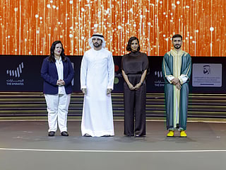Sheikh Hamdan with the winners