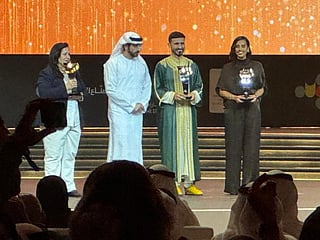 Sheikh Hamdan with the winners