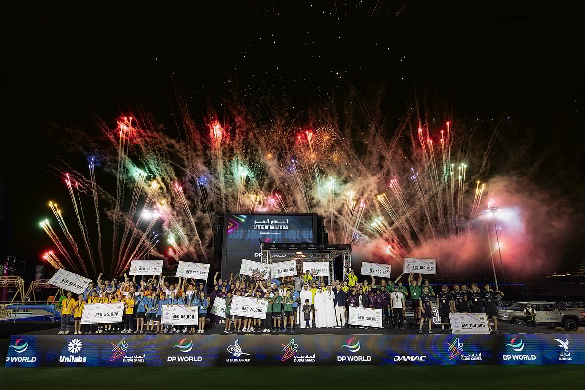 Dubai Games prize money teams be donated to charity