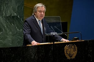 Guterres urges global rules so AI serves people, not shapes their destiny