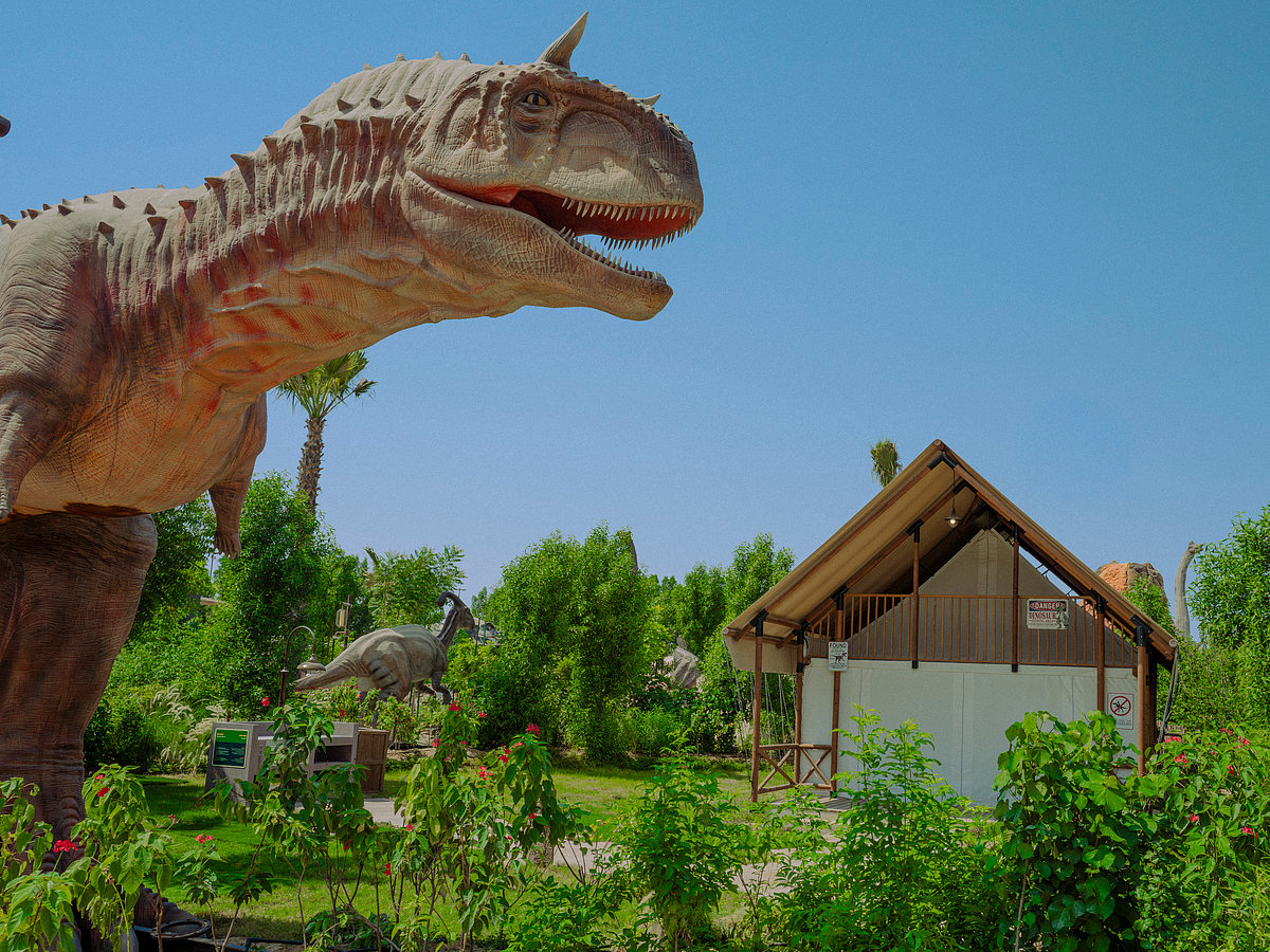 T-Rex Glamping at Dubai Parks and Resorts