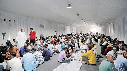 The cost of establishing a tent is Dh75,000 in Abu Dhabi, Al Ain and Al Dhafra, and Dh65,000 in Sharjah, Ajman, Fujairah, Umm Al Quwain and Ras Al Khaimah.