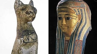 Suspect charged after priceless Egyptian artefacts recovered near ferry terminal.