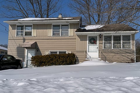 The home of William Stevenson, the ex-husband of former first lady Jill Biden, is shown in Wilmington, Del., Tuesday, Feb. 3, 2026. Stevenson has been charged in the killing his current wife at the home.