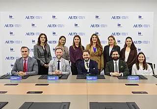 American University in Dubai and IE University MOU signing