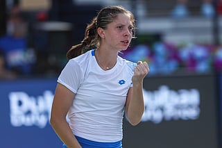 Ruzic celebrates on Centre Court 